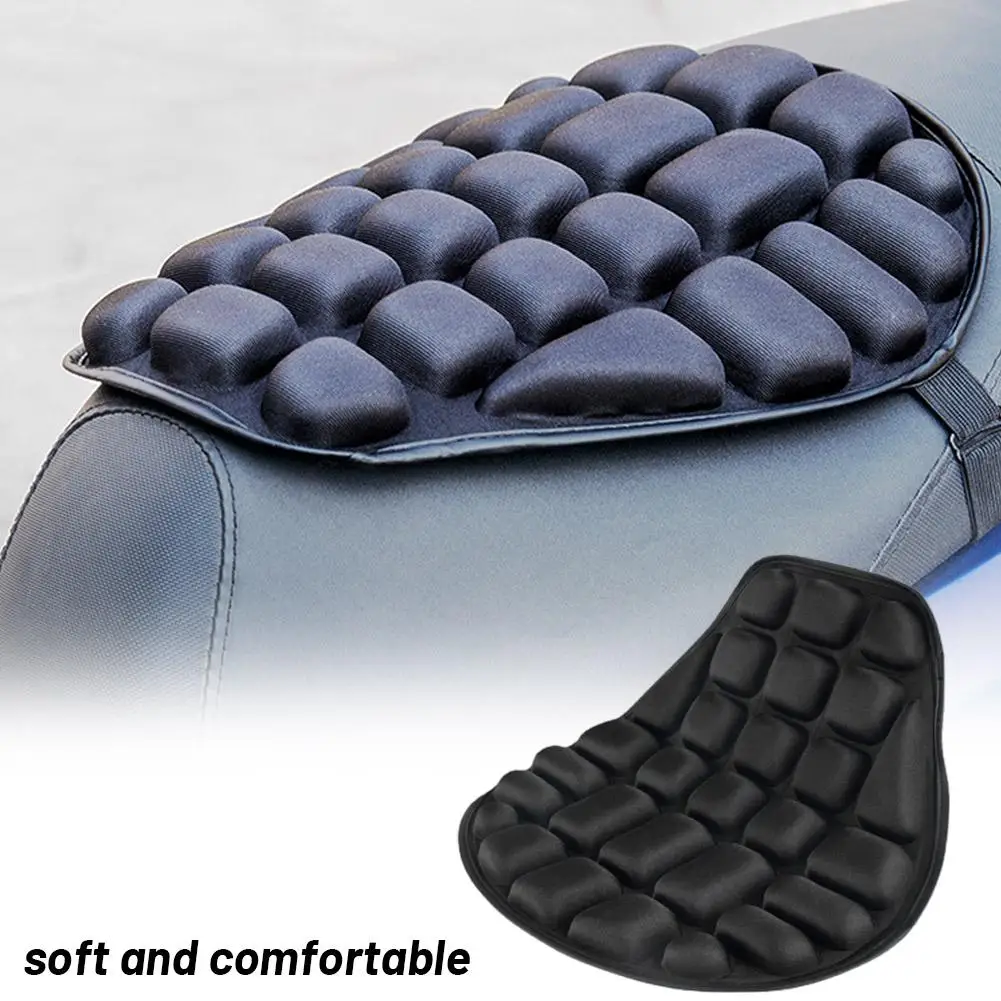 HOT SALE Motorcycle Seat Cushion Black Foam Soft Comfortable Breathable Seat Covers Mats Motorcycles Electric Bike