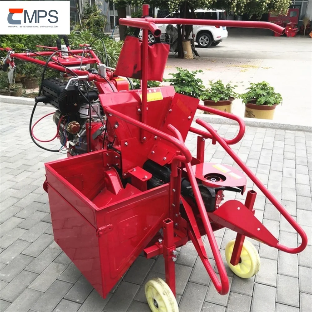 

Small Agricultural Corn Harvester,Mini Hand Push Self-Propelled Corn Harvester,Single-Row Fully Automatic Corn Harvester