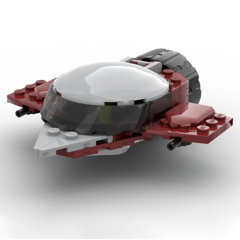 

60PCS MOC Alien Space Jet Modular Sci-Fi Fighter DIY Model Assembly Building Blocks Educational Toys Gift for Kids