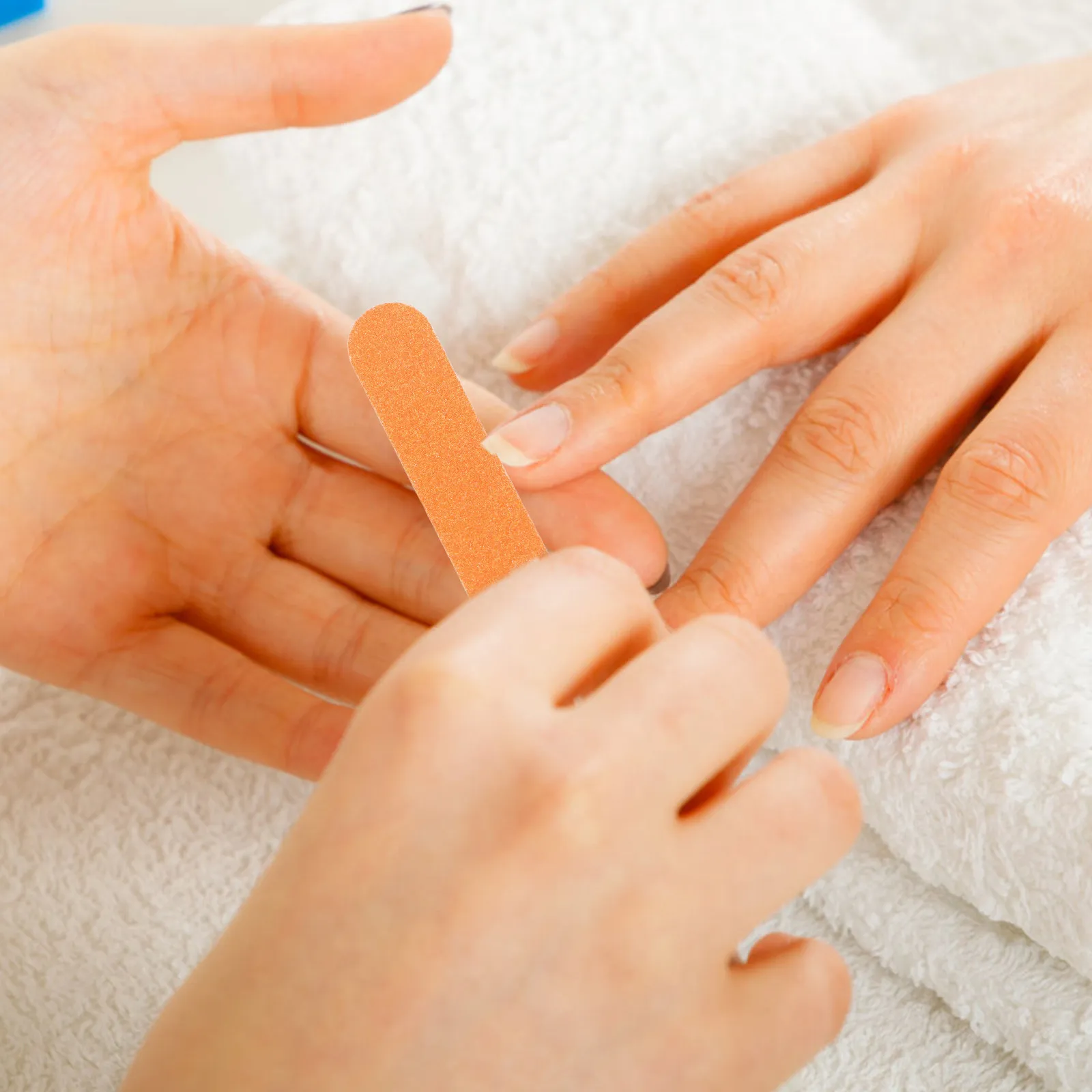 

100Pcs Disposable Nail Files Mini Wooden Nail File Board Colorful Sanding Buffers for Manicure Natural False Nails Art