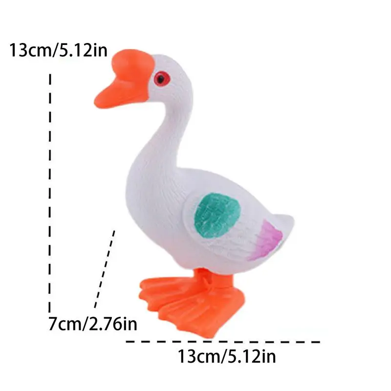 Wind Up Toy Spring Wind Up Duck For Kids Creative Wind-up Duck Toys Stimulation Jumping Spring Duck Toy For Children