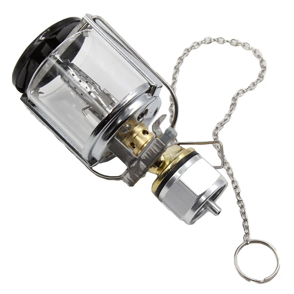 1Set في الهواء الطلق مصباح الغاز دائم البروبان فانوس التخييم الإضاءة أداة المحمولة الغاز بالطاقة مصباح لخيمة الشواء القوارب الصيد