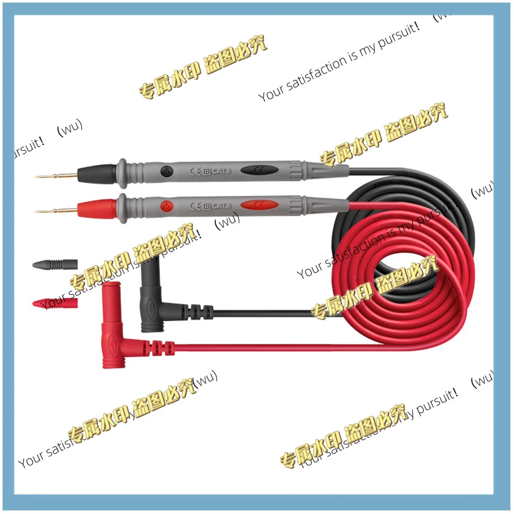 1 pair of universal digital 1000V 10A 20A thin pointed needle multimeter, multi-function instrument test lead