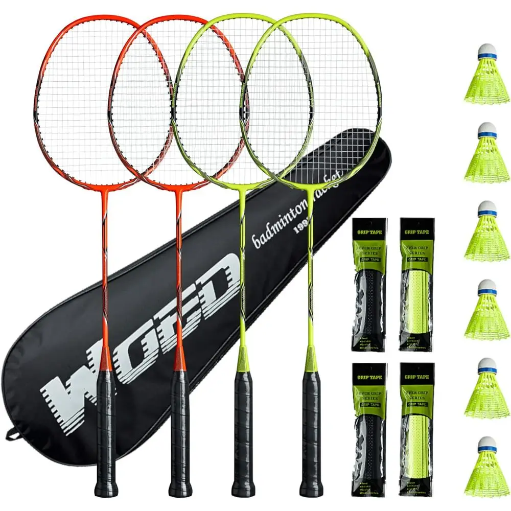 

Carbon Fiber Badminton Rackets for Backyard Gym Play