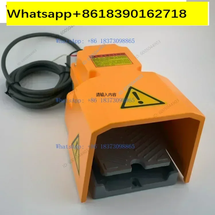 Imported foot switch HRF-HD3NX metal shell heavy-duty industrial aluminum alloy shell 15A