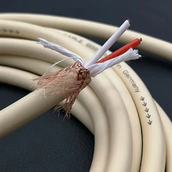 Original Germany High quality WBT 888 Audio Signal OFC Bulk Cable 2 Core Shielded signal line For DIY RCA XLR coaxial cables