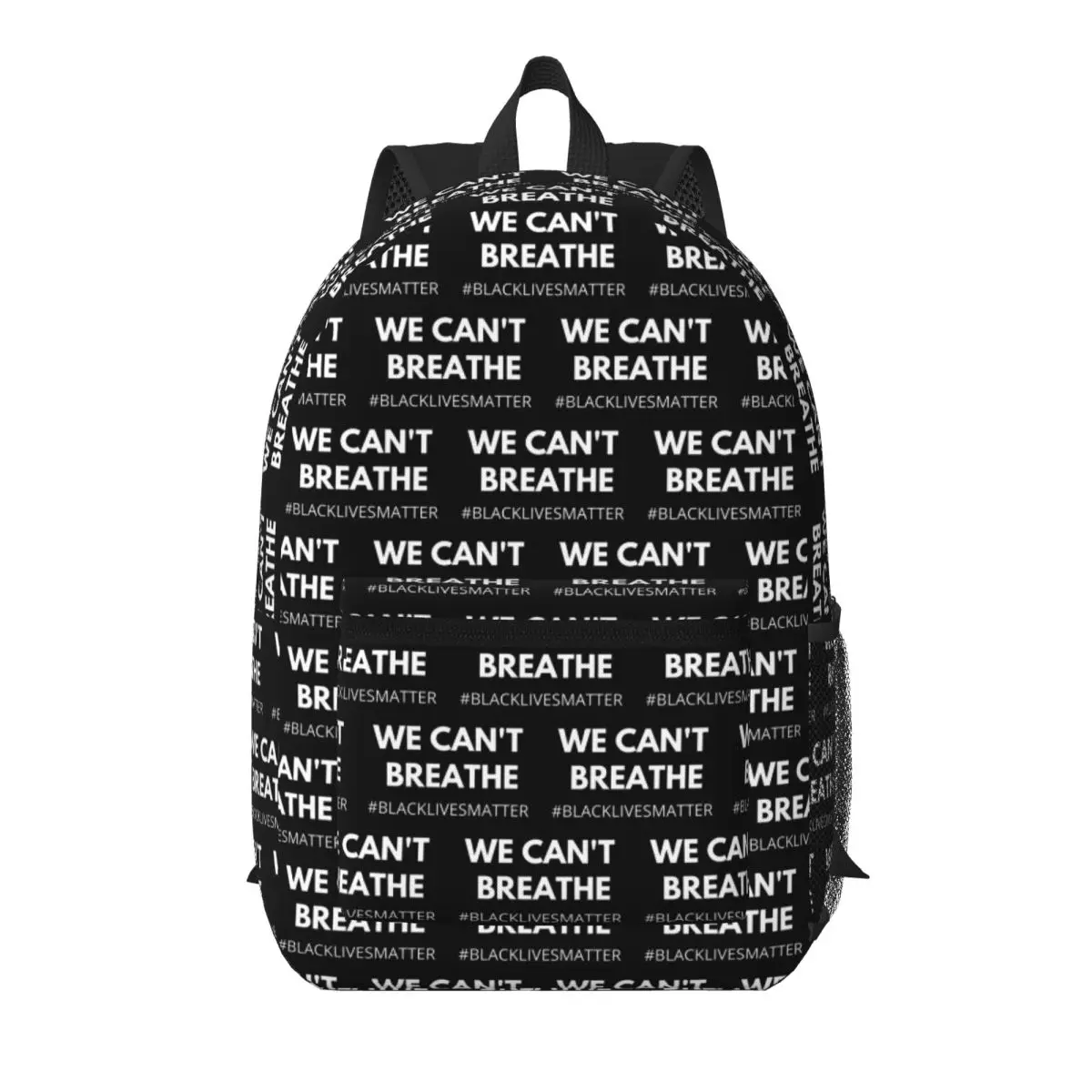 We Can't Breathe, Black Lives Matter Student Backpack School Bag Hiking Travel Daypack for Boys Girls Bookbag Shoulder Bags