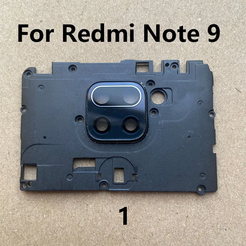 For Xiaomi Redmi Note 9 4G Back Camera Lens Rear Glass With Frame Cover Replacement