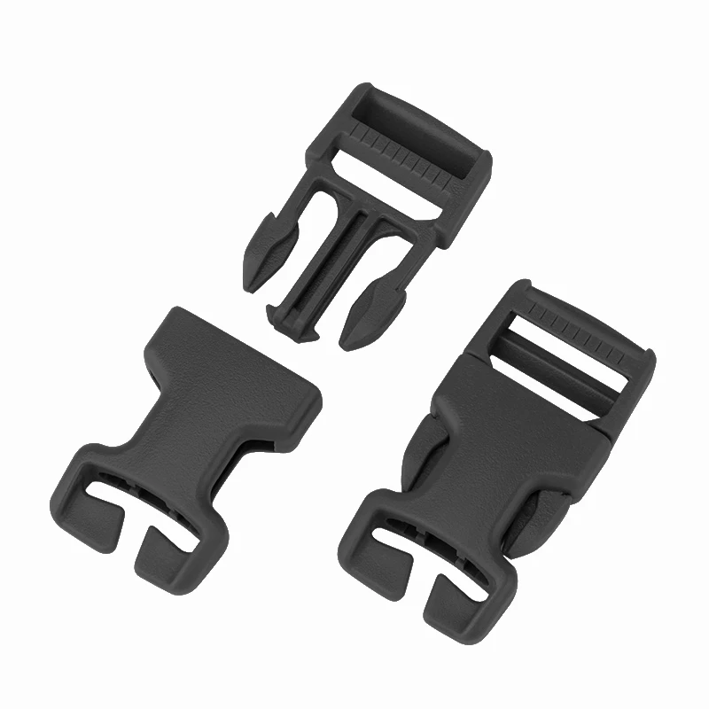 SRB 2pcs 2.5CM Secure Reliable Tactical Quick-Release Buckles Side Release Buckle for Heavy-Duty Use Vest Backpack