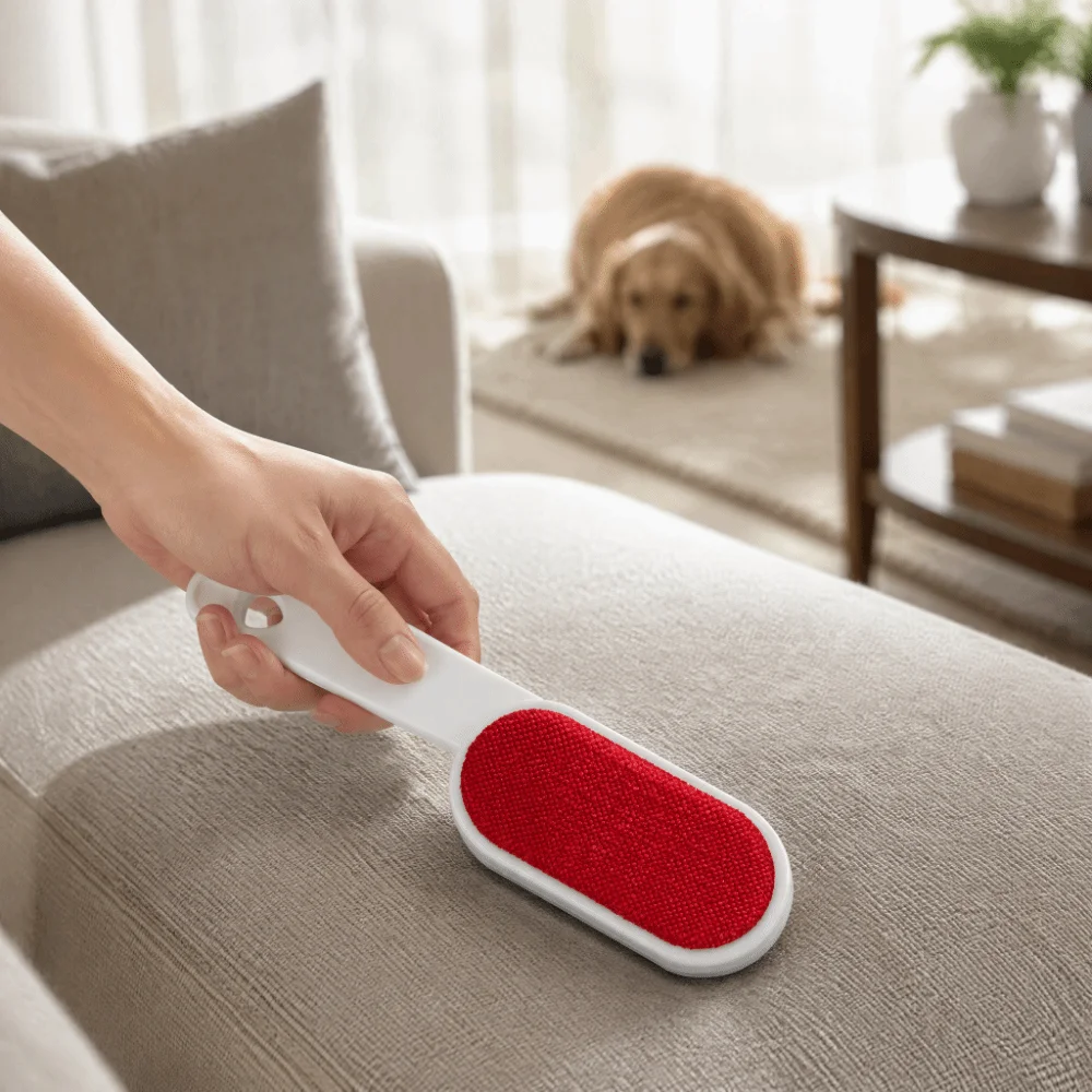 2pcs Reusable Washable Lint Remover Brush Double-Sided Pet Hair Brush Dust Removal Brush Beds