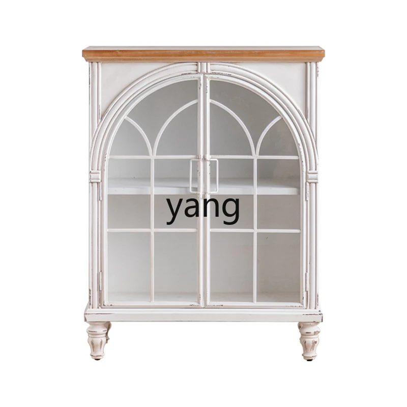 

YHM foyer shoe cabinet living room sofa side cabinet tea light luxury decorative dining side cabinet