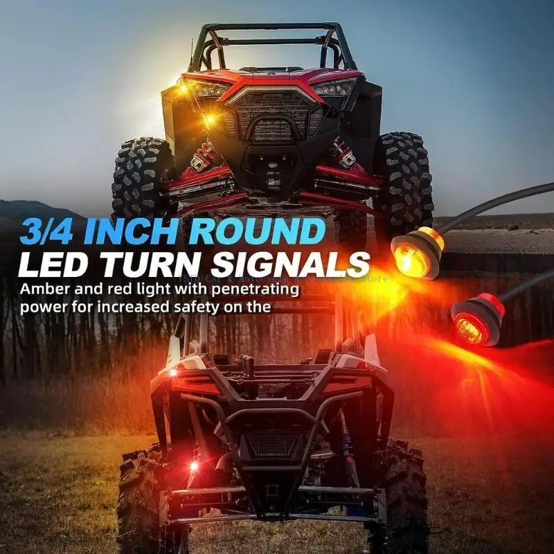 L5BC бок на комплект сигнала поворота UTV аксессуары для Can-AM ATV набор сигналов поворота