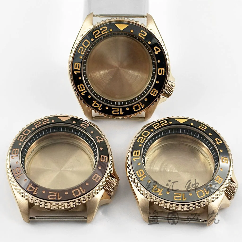 

Часы цвета розового золота 42 мм, 007, 009, с циферблатом GMT для NH34, NH35, NH36, NH38, NH70, NH72, часовые батарейки 28,5 мм