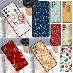 Merry Christmas Collage Cover per Samsung Galaxy S23 Ultra S22 S20 S21 FE S8 S9 S10 Plus Note 10 20 Ultra custodia per telefono