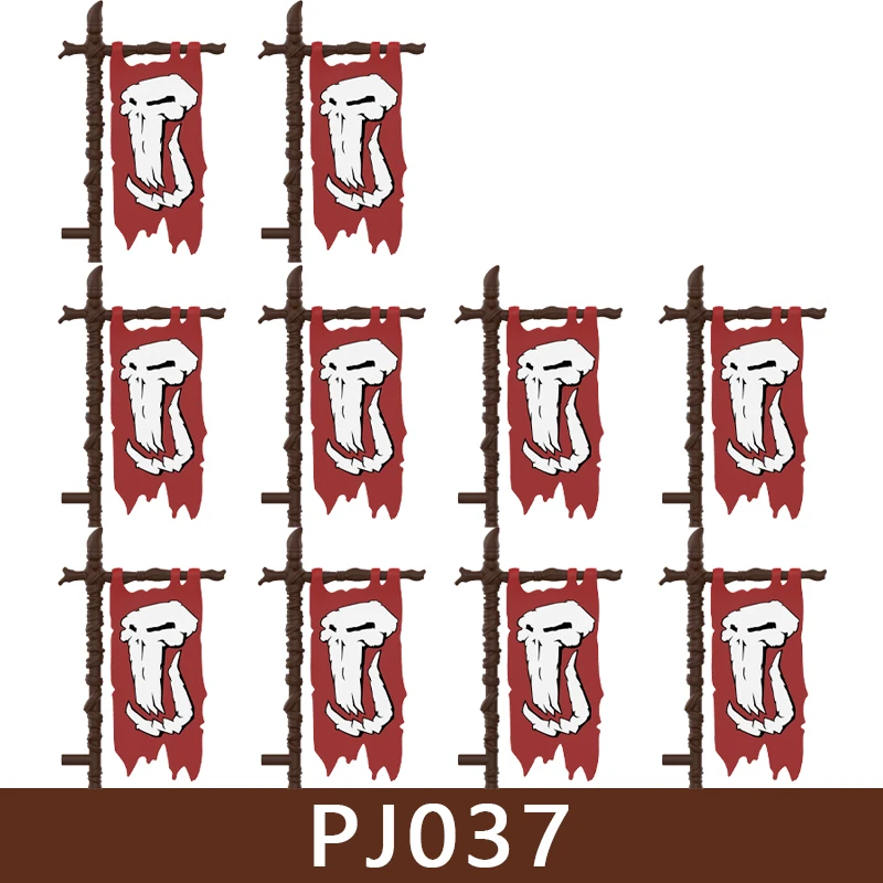 Mittelalterliche Burg Soldat Figuren Bausteine Ritter Ork Krieger Drache Wolf Tiere Kampf Flaggen Zubehör Ziegel Spielzeug Jungen