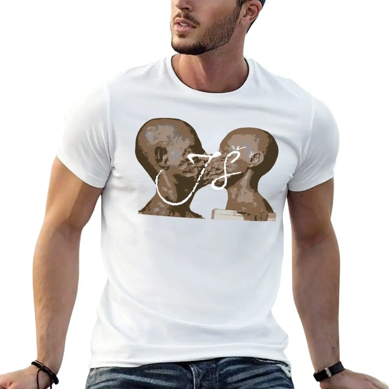 

JS Jan Svankmajer Tribute Design T-Shirt anime t shirts boys whites oversized t shirts for men