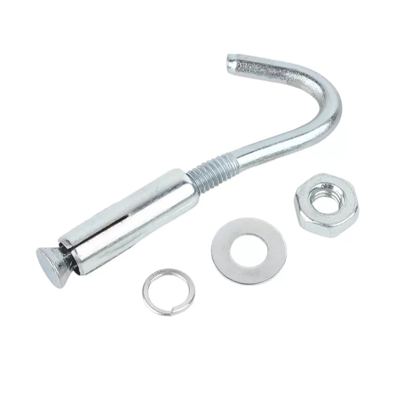 M6 M8 M10 M12 M14 M16 M18 M20 Blue Zinc Carbon Steel Expansion Screw Hook Concrete Wall Anchor Bolt Opening Sleeve Fastener