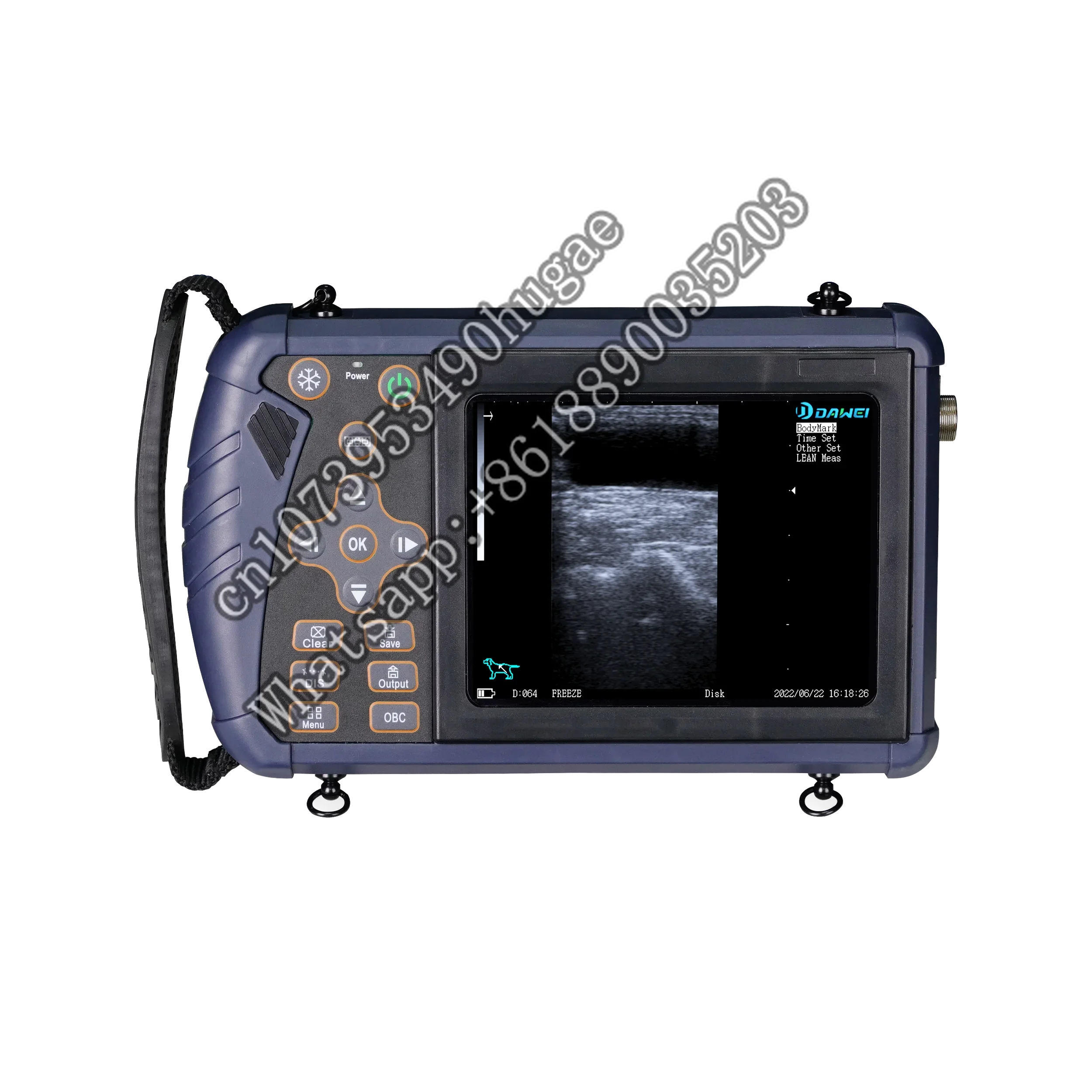 Handheld Veterinary Atlas of Equine Diagnostic Ultrasonography Ultrasound System Machine