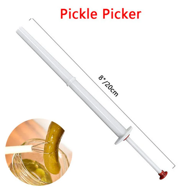 Pickle Olive Hourglass Jar Pickle Juice Wet and Dry Separator Food Container with Strainer Flip Can Kitchen Supplies Tool