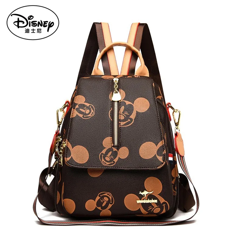 Disney New Fashion Mickey Ladies Backpack High Quality Large Capacity Multifunctional High-end Storage Ladies Backpack