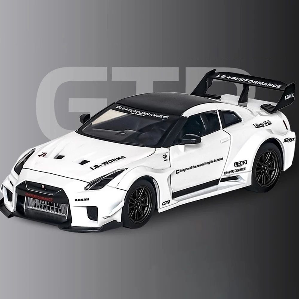 รถโมเดลของเล่นโลหะหล่อขึ้นรูป 1:24 GTR IE EVO 720S Huayra Veneno Sian LP770 พร้อมเสียงเพลง ไฟ ประตูเปิดได้ จำลองเสมือนจริง สำหรับเด็กผู้ชาย