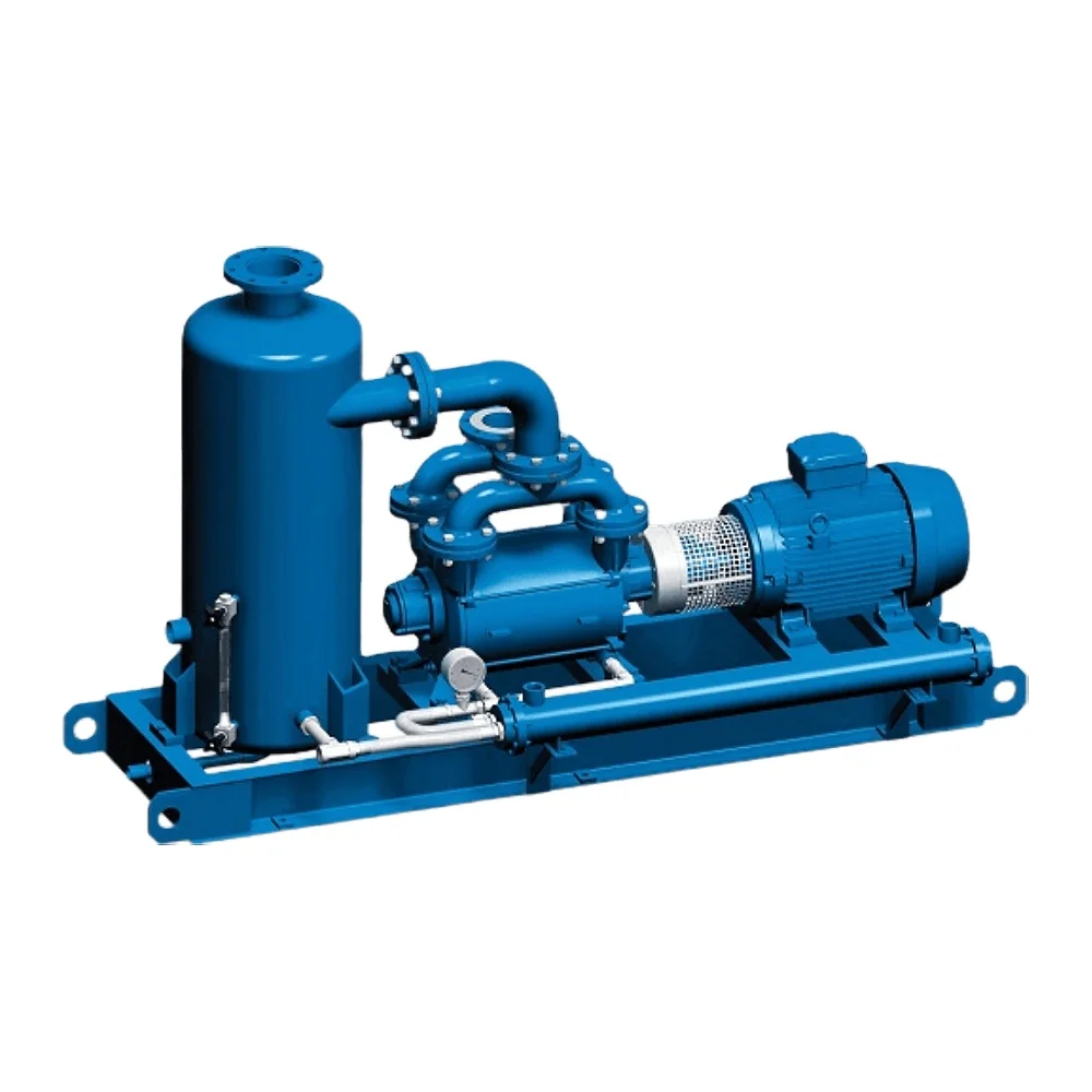 Water Ring Vacuum Pump Central System Fluid Ring Industrial Medical Liquid Ring Vacuum Pump System