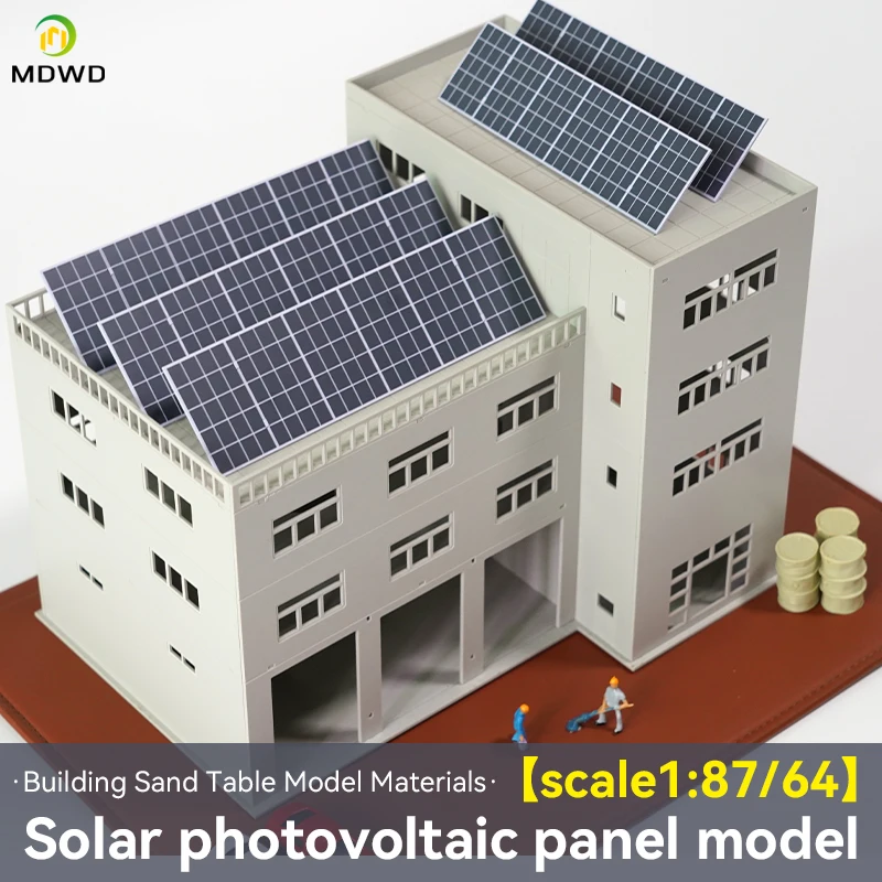 1pcScale 1:64 1:87 Simulation Solar Energy Model DIY Making Architecture Building Layout for Diorama