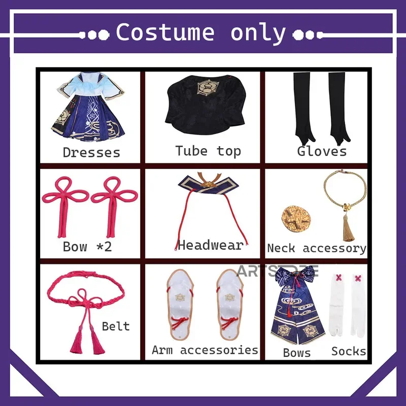 Kamisato Ayaka Cosplay Spiel Gens hin impact Kostüm Ayaka Outfit Fan Kleid Perücke Cosplay Anime für Halloween Rollenspiel Comic Con