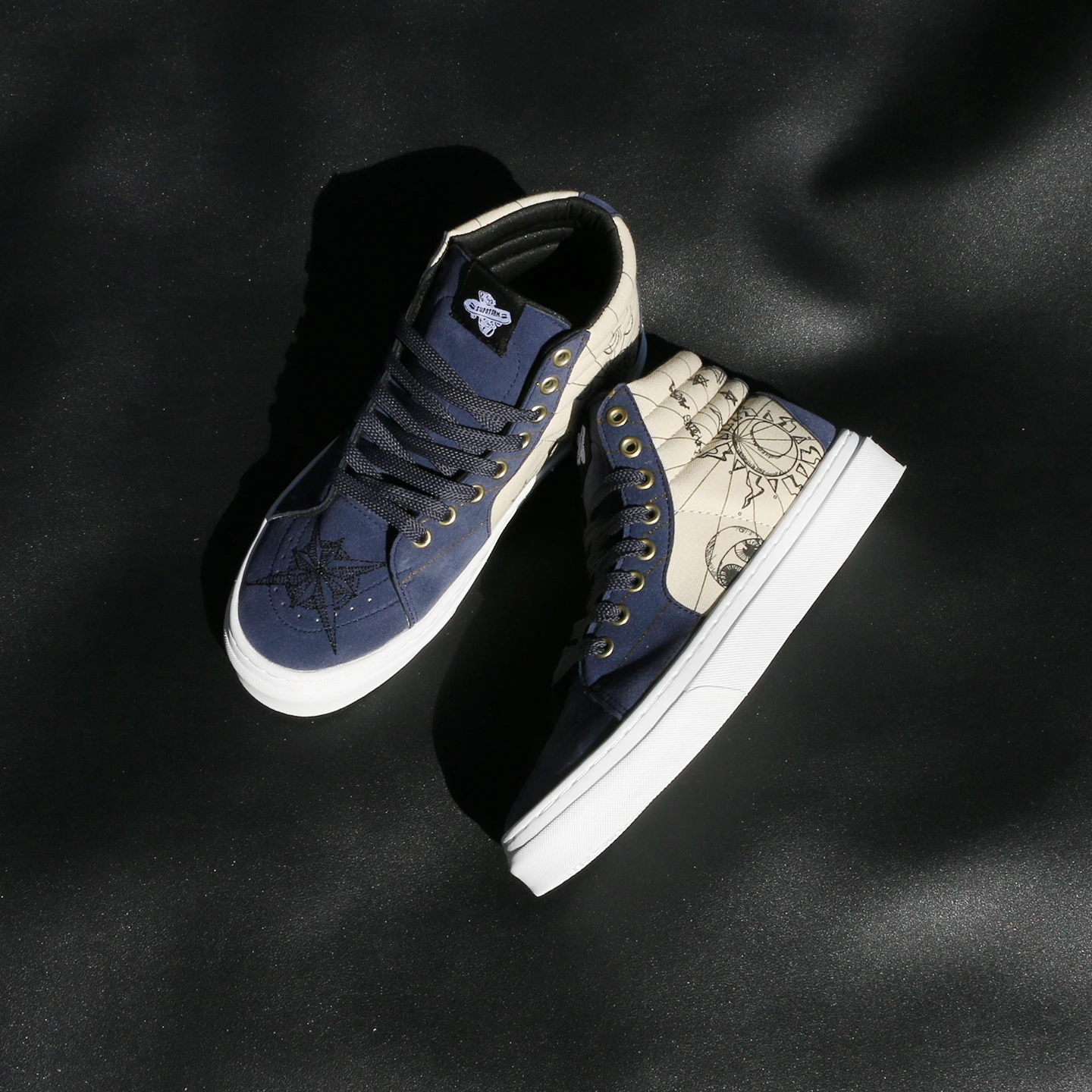 รองเท้าผ้าใบหุ้มข้อสูงสีน้ำเงิ - Men'S Shoes Navy Blue บทวิจารณ์และราคา