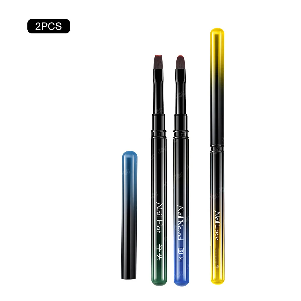 네일 글루 포토테라피 펜 UV 젤 브러시 펜 아크릴 네일 아트 페인팅 드로잉 브러시 매니큐어 전문가용 브러시 도구