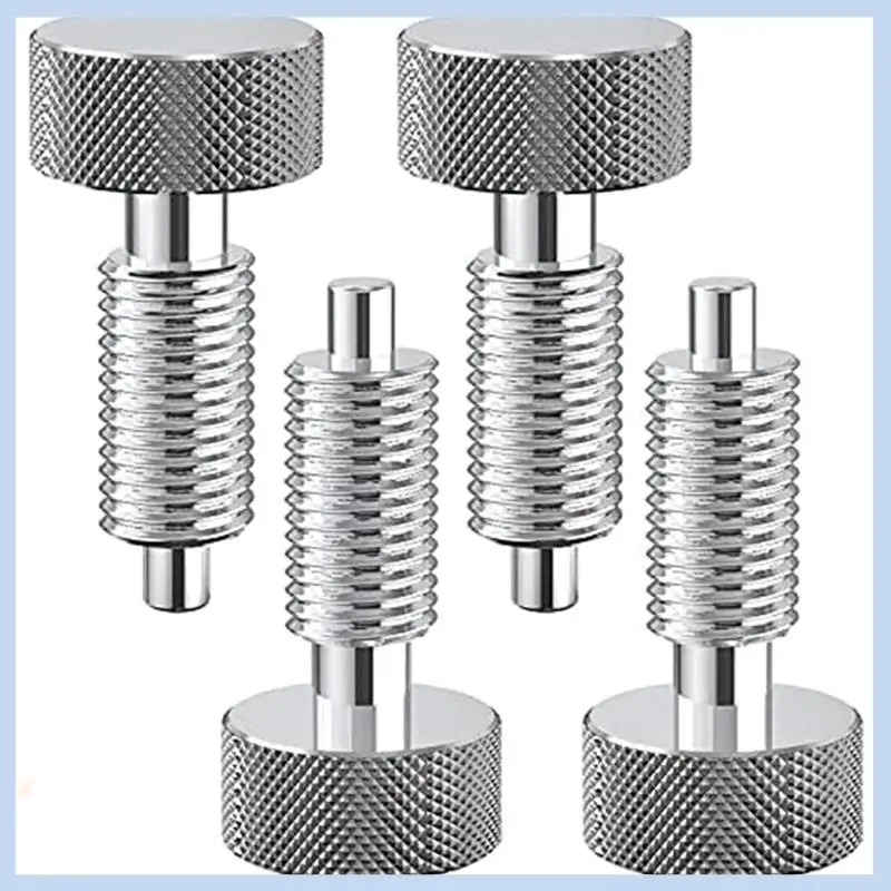 

AS63-4 PCS Lock Out M6 Type Quick Release Pins Retractable Spring With Knurled Handle, For Rolling Toolbox