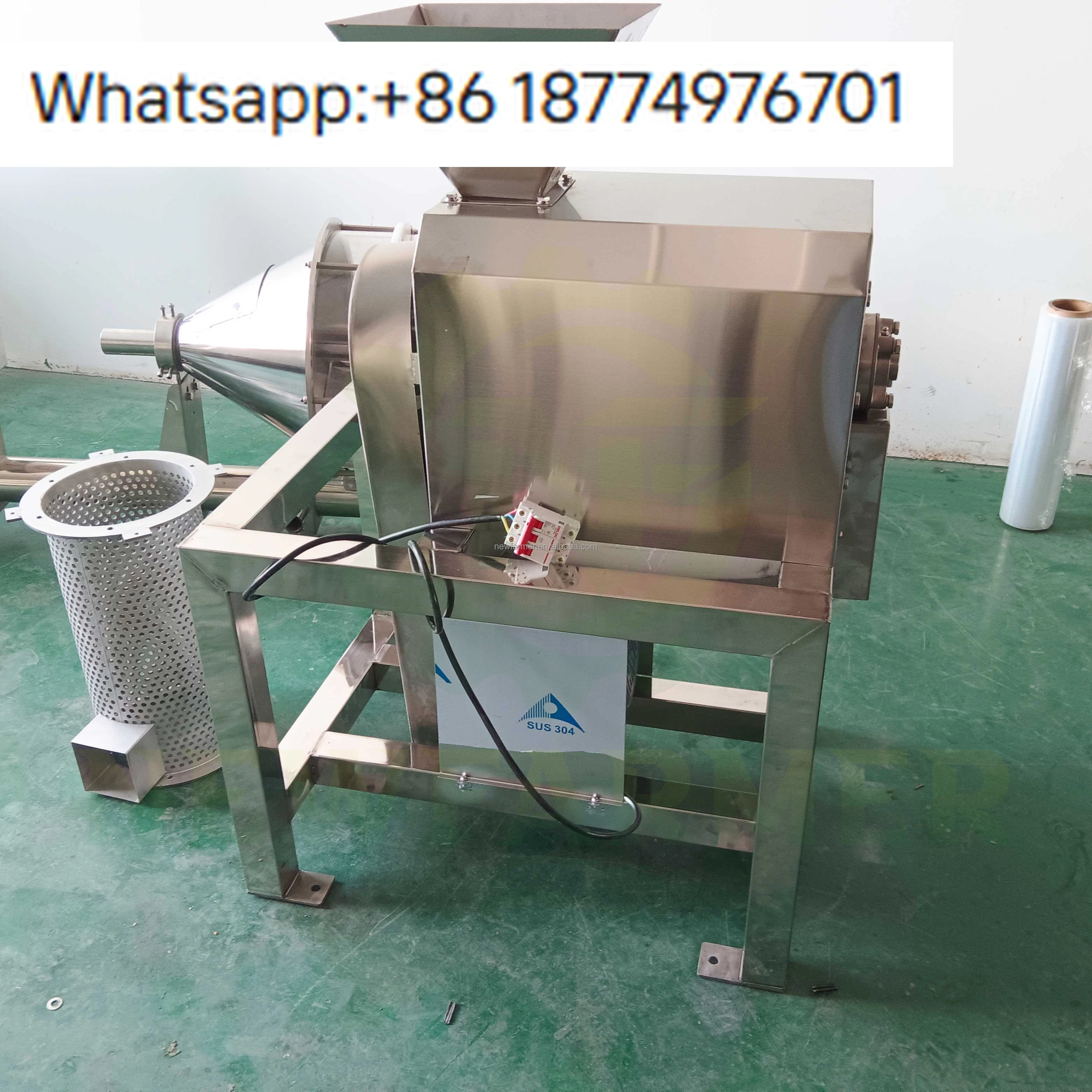 

Low Noise Single Channel Fruit Pulper with Adjustable Pulp Thickness for Strawberry Puree Making