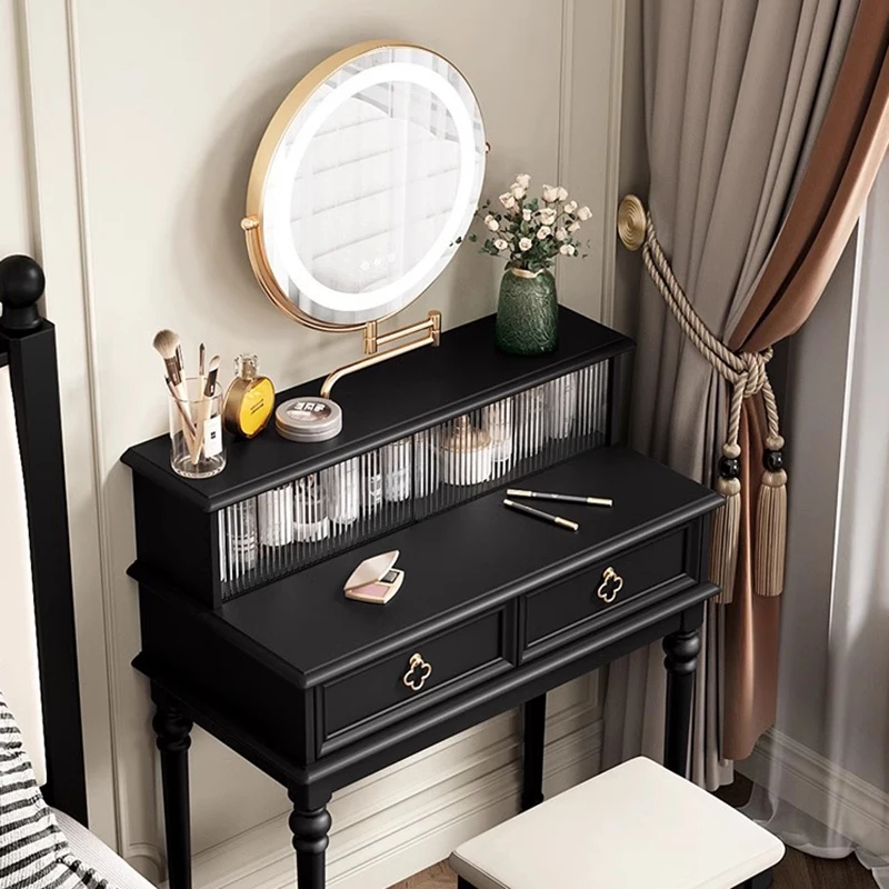 

Salon Luxury Table Vanity European Minimalist Quality Elegant Table Vanity Beauty Trendy Modern Comfortable Lounge Furniture