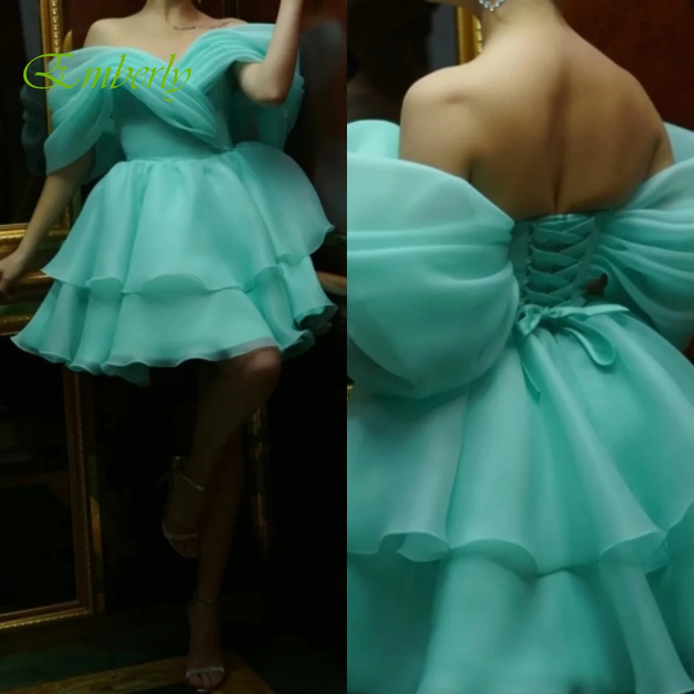 Vestido de noche personalizado con cuello en V y hombros descubiertos, vestido clásico de tul sin mangas con cordones en la espalda, vestidos de fiesta para graduación para mujer