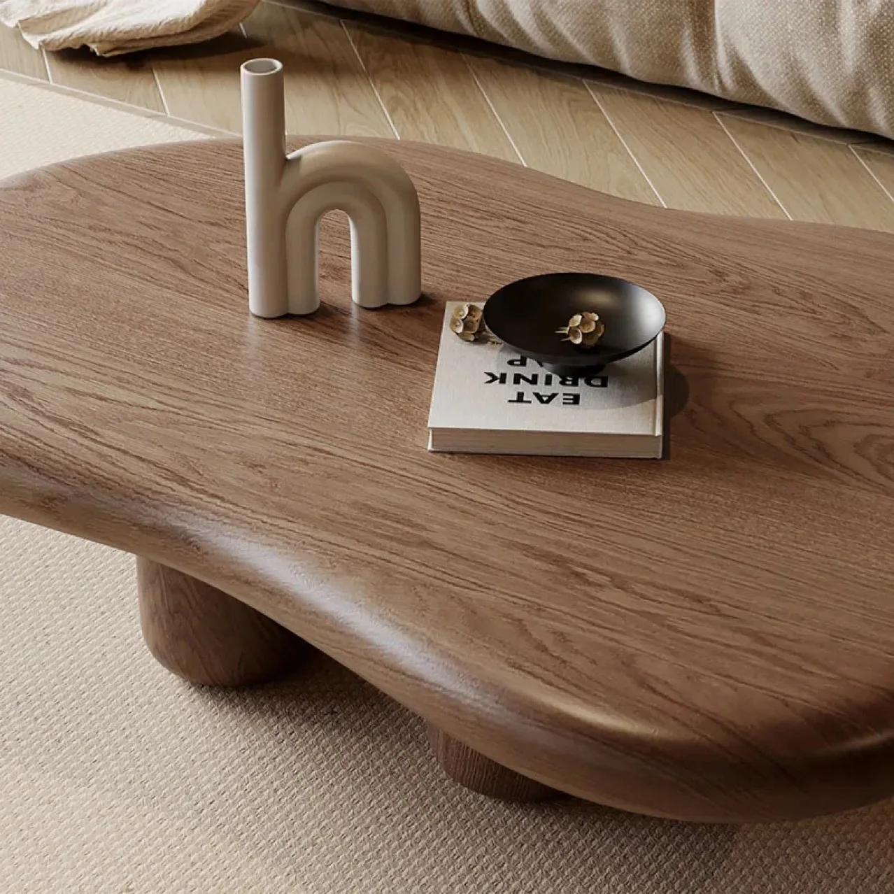 Nordic Cloud Coffee Table Modern Simple Irregular Shape Small Living Room Table