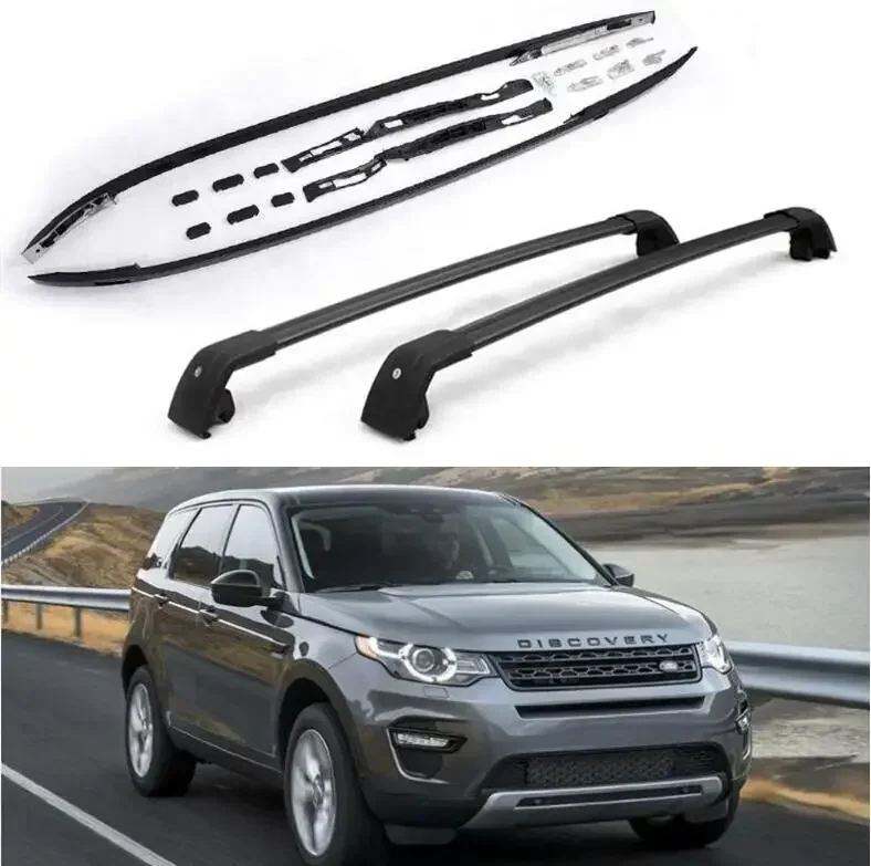 Roof Racks Fit For Land Rover Discovery Sport 2015-2022 Top Roof Rack Rail Luggage Cross Bar Aluminum Alloy