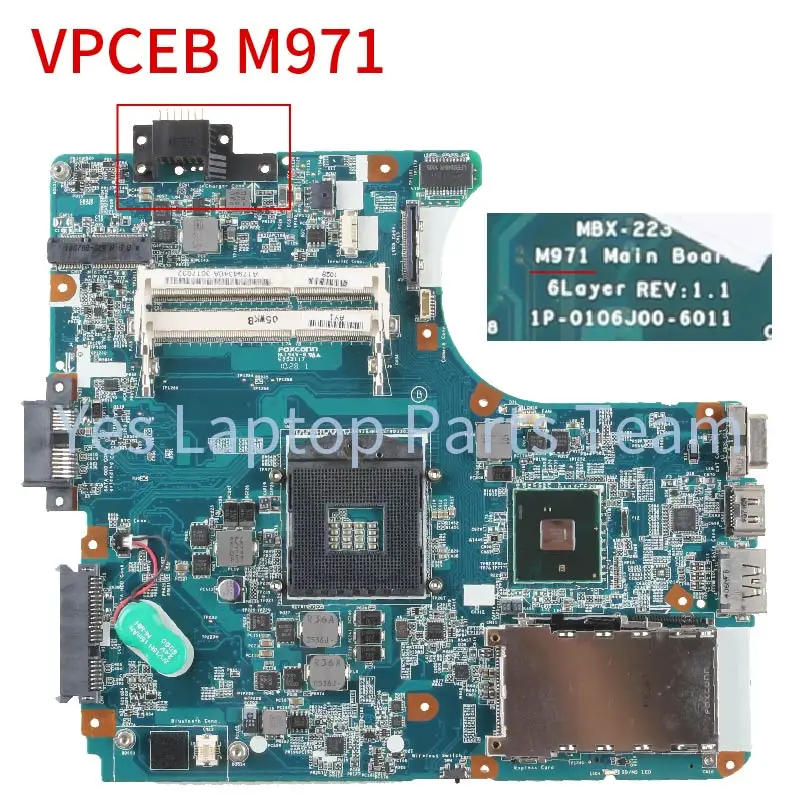 لسوني VPCEA VPCEB MBX-223 PCG-61311N Laptop Mainboard A1771573A A1794331A M971 M960 VPCEA36FM VPCEA45FJ دفتر اللوحة