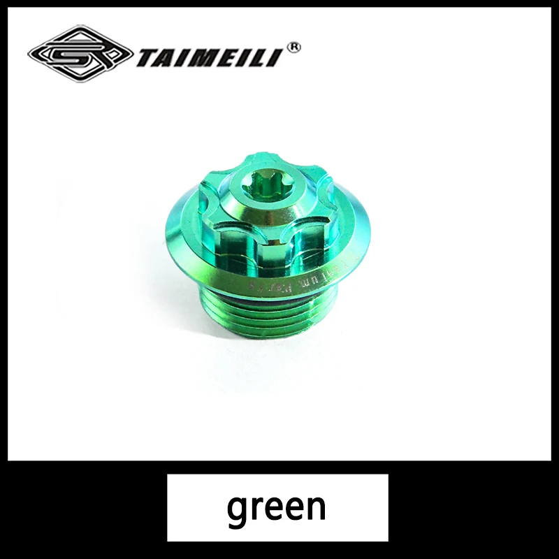 TAIMEILI TC4 Titanium Alloy Motorcycle Oil Cover ScrewsM20x2.5/1.5,M24x2.0,M27x3.0,M30x1.5 Compatible BMW,Ducati,Kawasaki,Yamaha