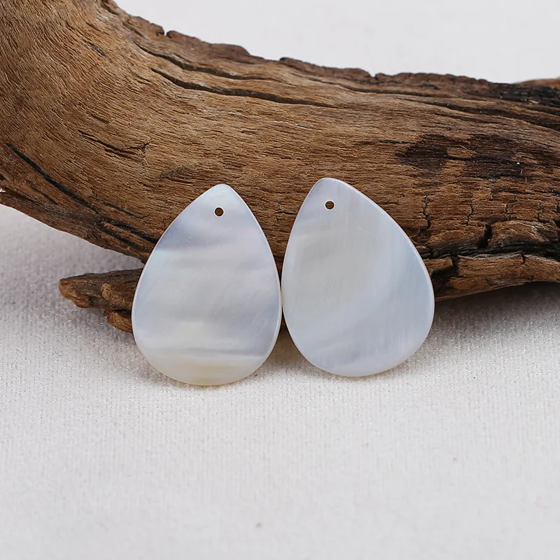 

Натуральные бусины M.O.P. в форме капли для изготовления украшений, бусины из натуральных камней ручной работы