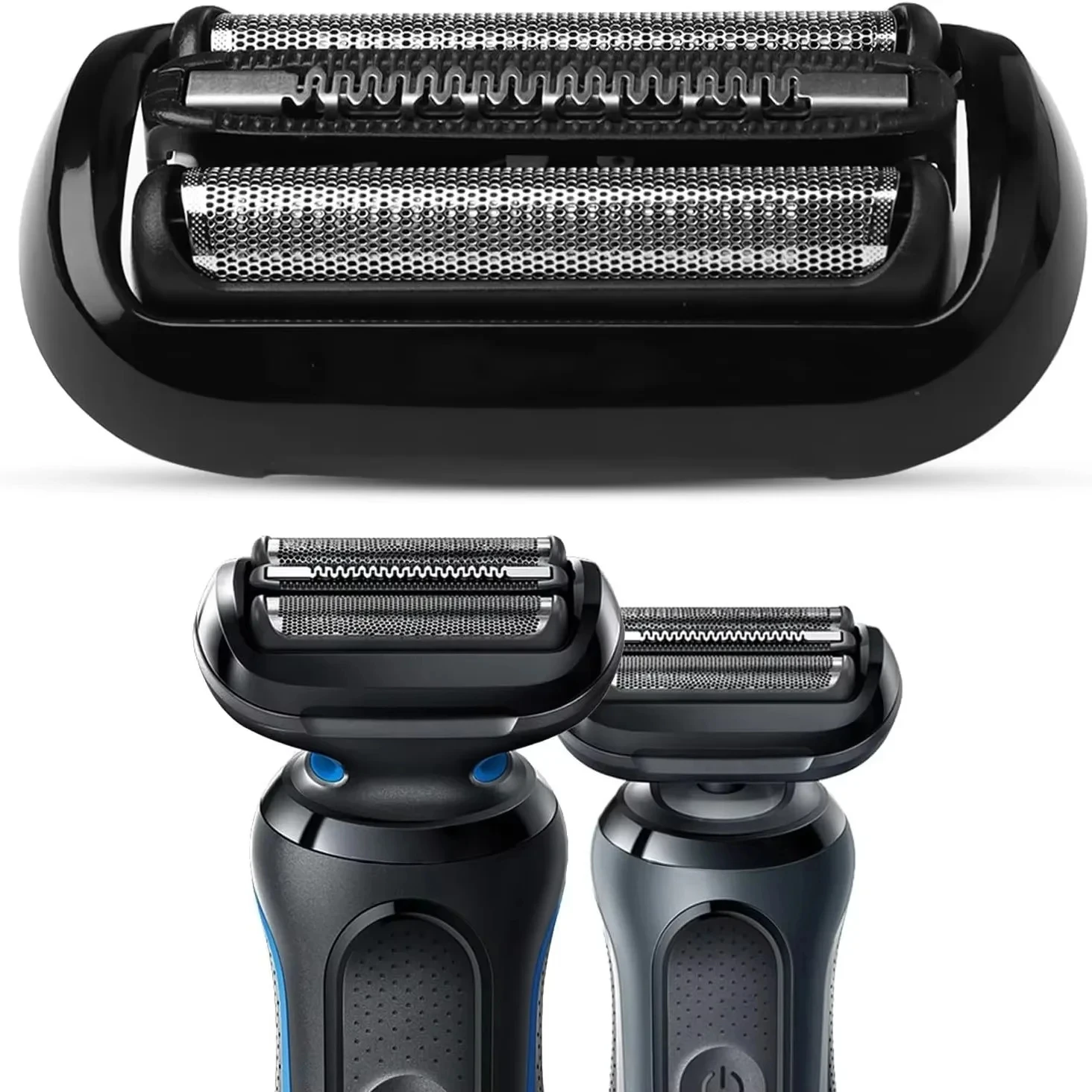 Suitable for 53B Replacement Head Compatible with 5/6 Series Electric Shavers 5018s, 5020s, 5031s, 5050cs, 6020s, 6072cc, Black
