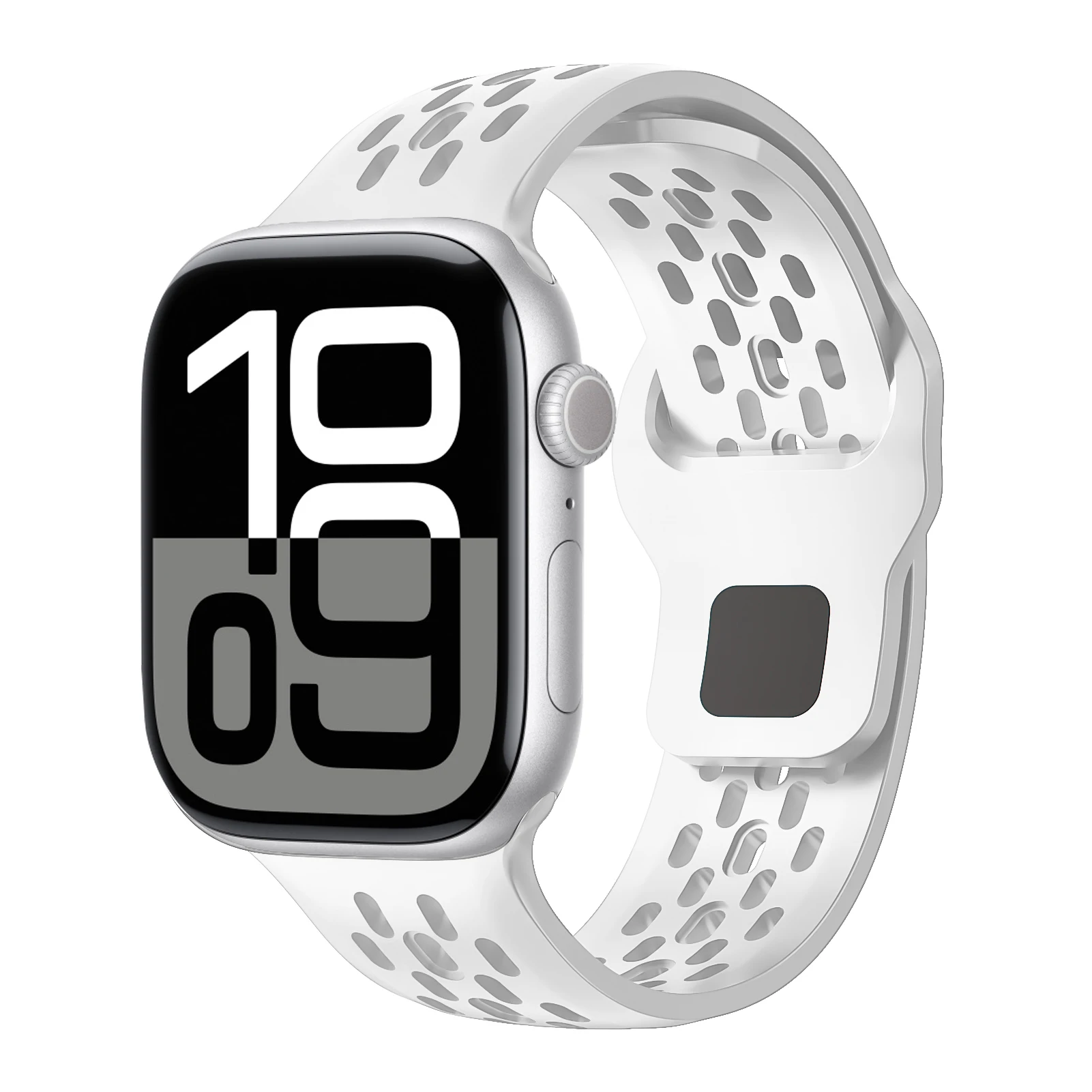 Silikonarmband für Apple Watch-Armbänder 46 mm 45 mm 44 mm 42 mm 41 mm 40 mm 38 mm Sport-Correa-Armband iWatch-Serie 11 10 9 8 7 6 SE 5 4
