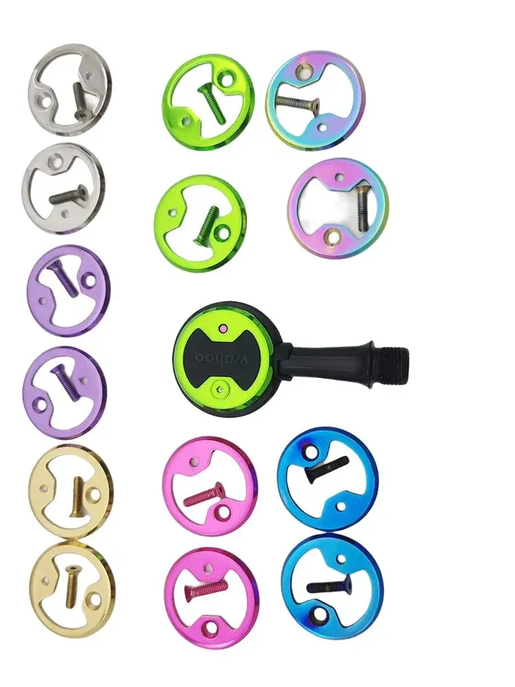 AliExpress ALLTOO 4PCS Titanium  pedal plate ti bow tie fit Cycling Pro Mtb Bike Bicycle Pedal Plate Cleats Wahoo SpeedPlay Comp Zero Aero NanoPCS