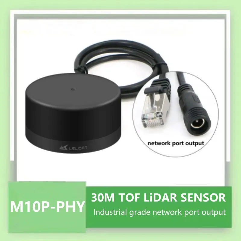 LSLIDAR M10P-PHY Industrial LiDAR 30M network port output Outdoor Navigation and Obstacle Avoidance Laser Radar for SLAM Robot