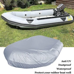 Boat Cover Inflatable Dinghy Waterproof UV Sun Dustproof Protection Kayak Cover 210D Oxford Cloth