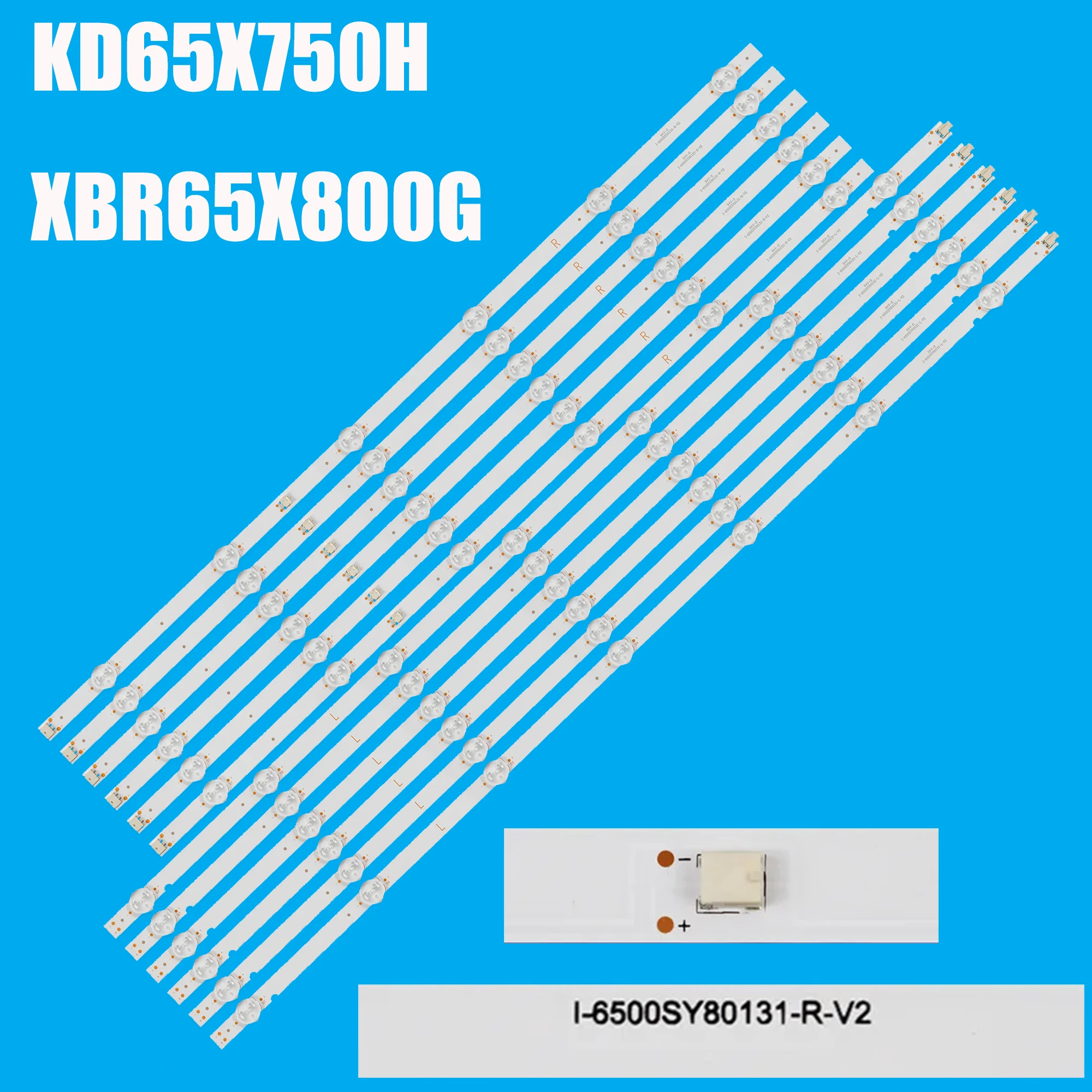 faixa de retroiluminacao led para xbr65x800g kd65x75ch kd65x750h kd65x7500h kd65xg8096 kd65x8000g i6500sy80131 l v2 i 6500sy80131 r v2 01