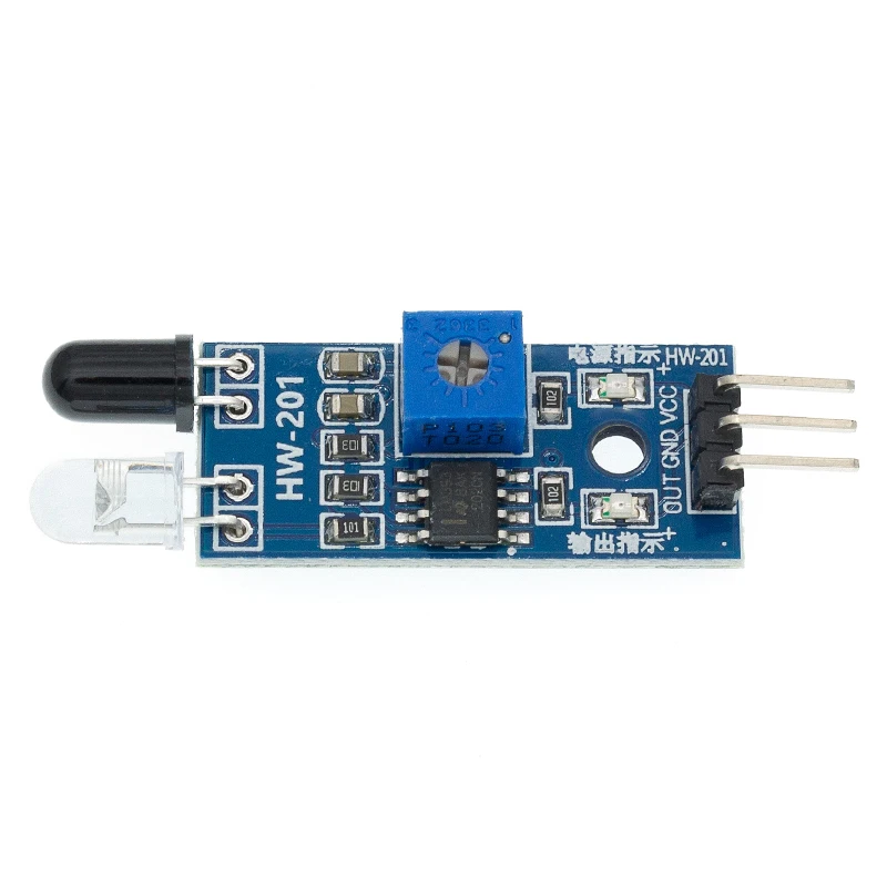 Ir Infrarood Obstakel Vermijden Sensor Module Voor Arduino Smart Car Robot 3-Pin Reflecterende Optische D54