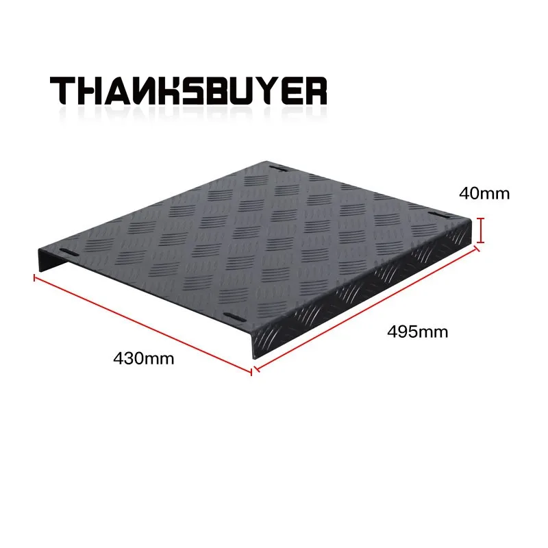 Simplayer Embossed Foot Rest Plate for 40×160mm Aluminum Profile Brackets and ARTcockpit PRO Frame