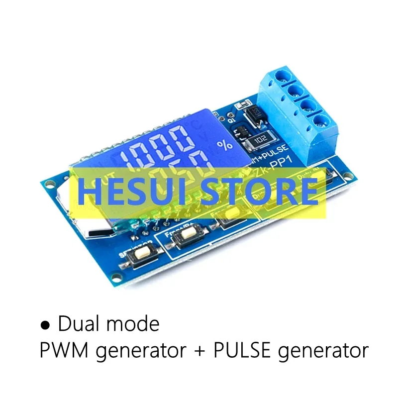 ZK-PP1 PWM pulse number frequency duty ratio adjustable generator module square wave rectangular winding driver
