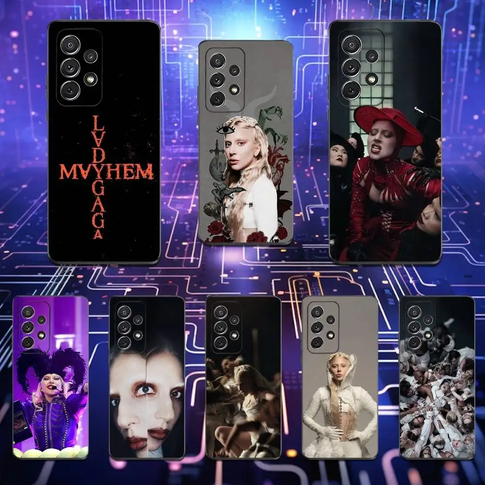 

Abracadabra MAYHEM LADY GAGA Phone Case For Samsung S25,S24,S23,S22,S21,S20,S10,Ultra,Plus,Lite,FE,Soft Silicone Black Cover