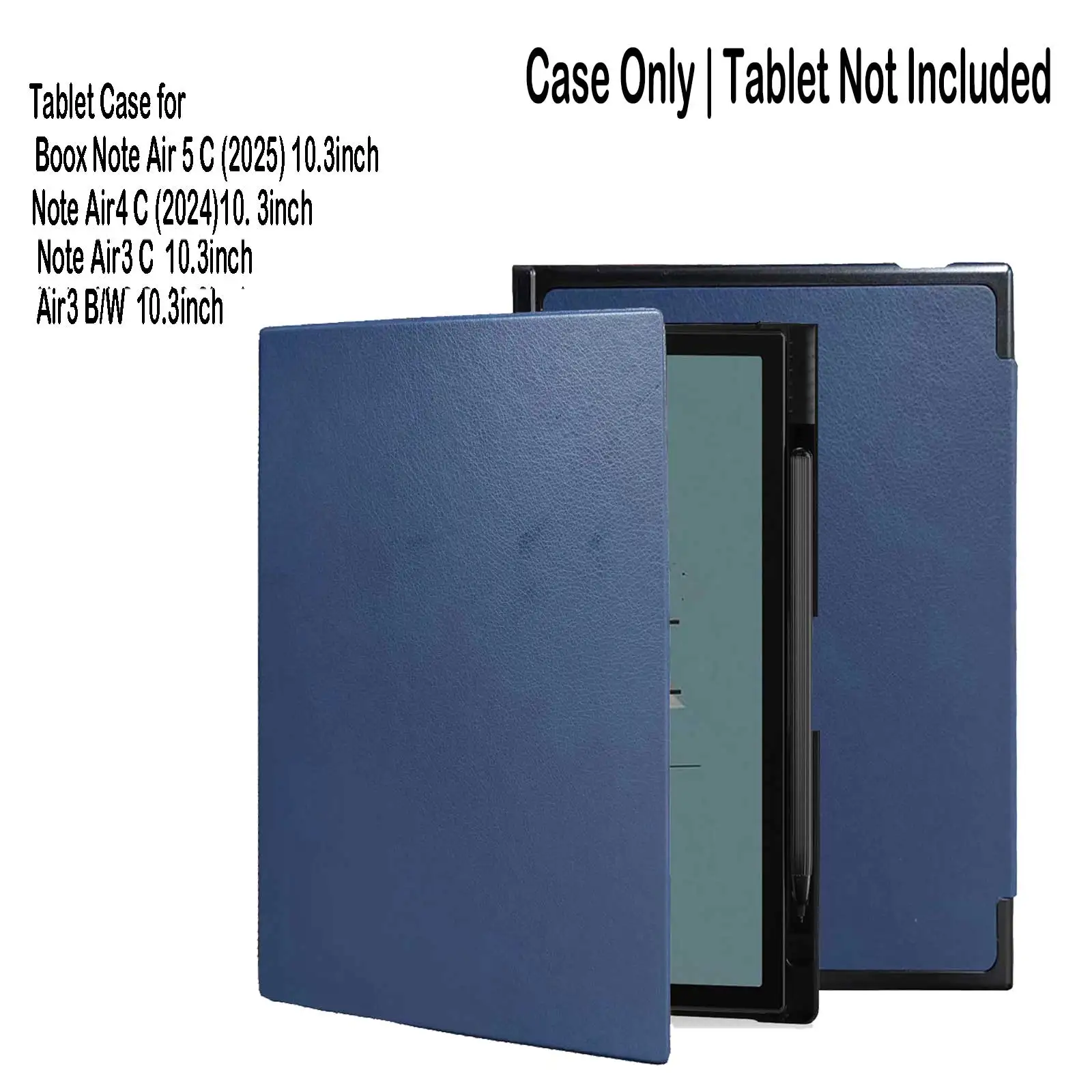 E-Readers Case for Boox Note Air 5 C (2025)/ Note Air4 C (2024)/ Note Air3 C/ Air3 B/W (2023) Protective Cover, PU Leather Mater